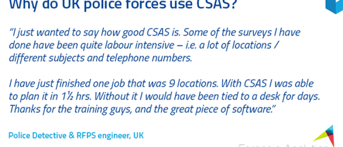 CSAS testimonial